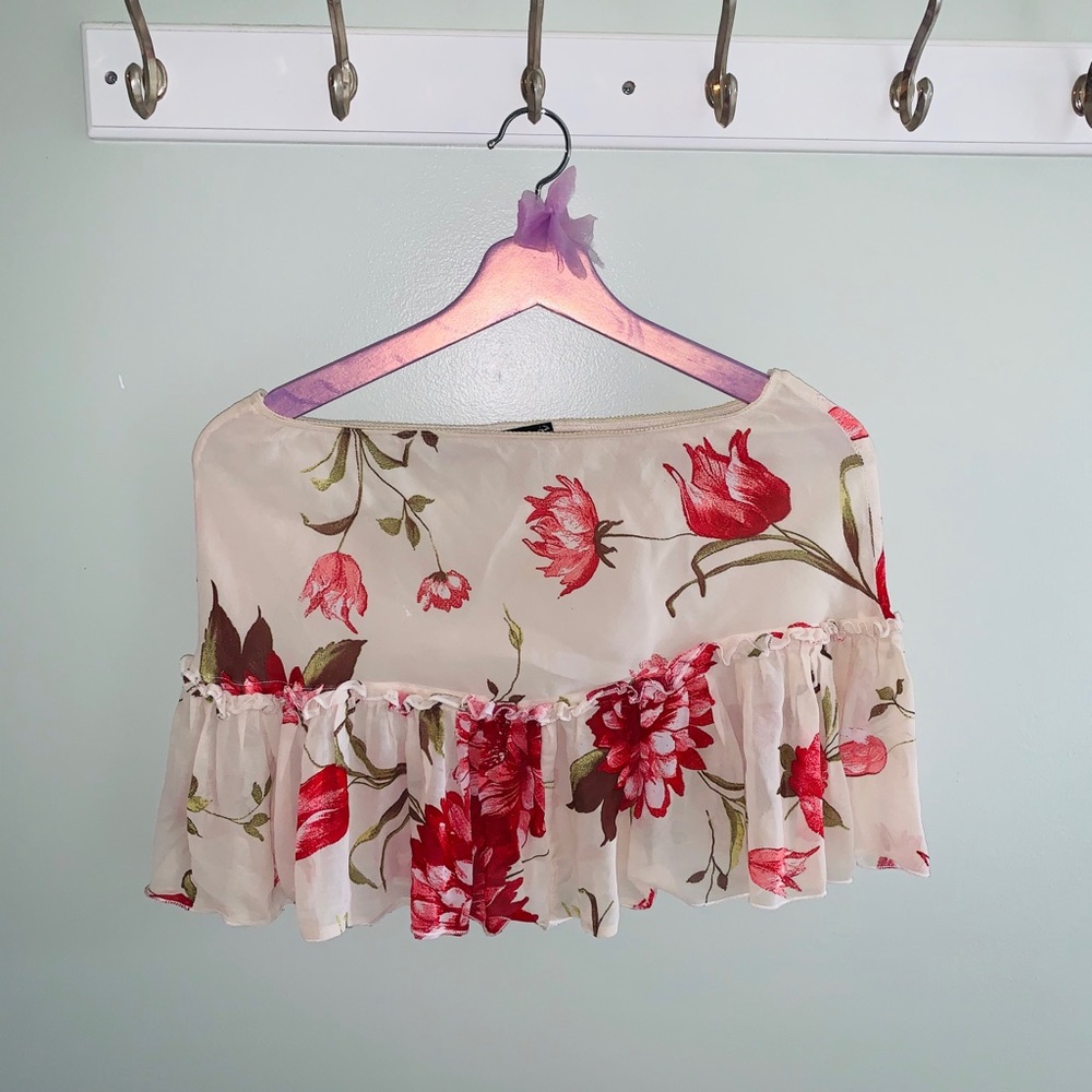Skirt/strapless top